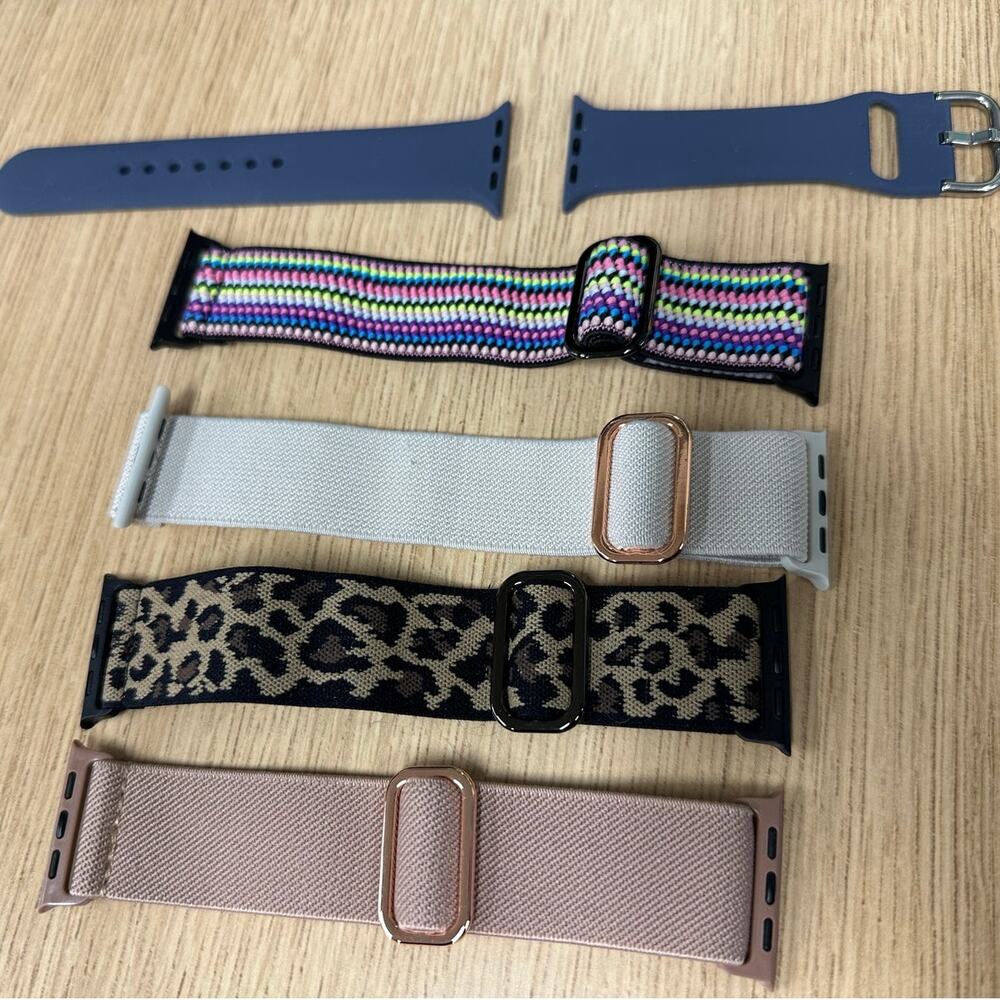 Bundle of 5 Apple Watch Bands - adjustable